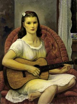 The Young Guitarist Artwork by Leon Kroll