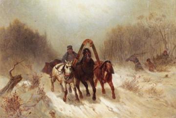 In The Storm Artwork by Nikolai Sverchkov