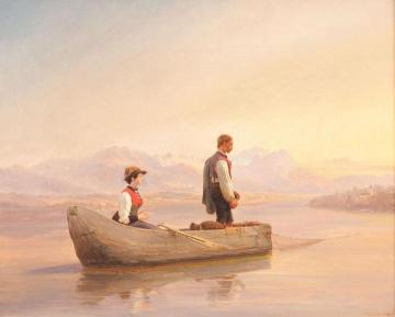 Devout Fisherman Couple Artwork by Niels Simonsen