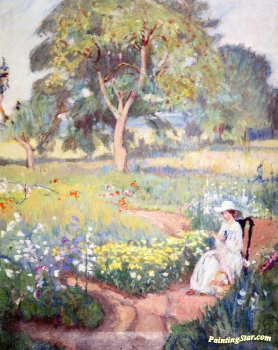 In the Garden Artwork by Lucien Abrams