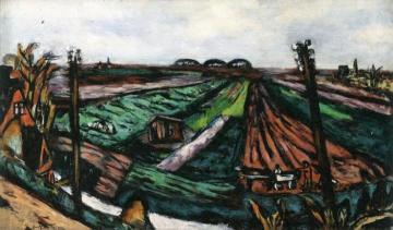 Polder Landscape With Hembrug Artwork by Max Beckmann