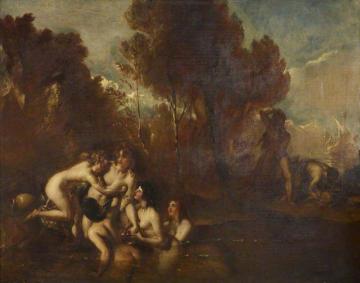 Hylas And The Water Nymphs Artwork by William Etty