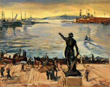The Port of Toulon Artwork by Emile-othon Friesz
