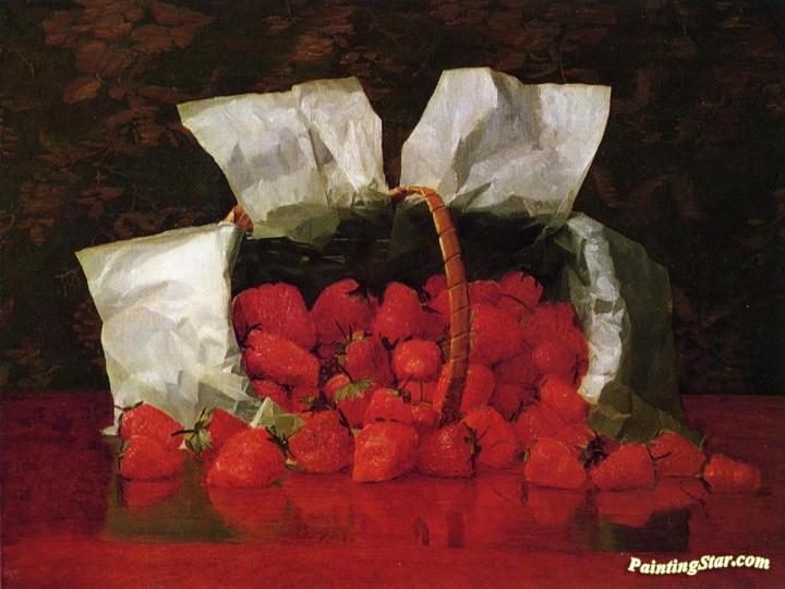 Strawberries Artwork by William Joseph McCloskey