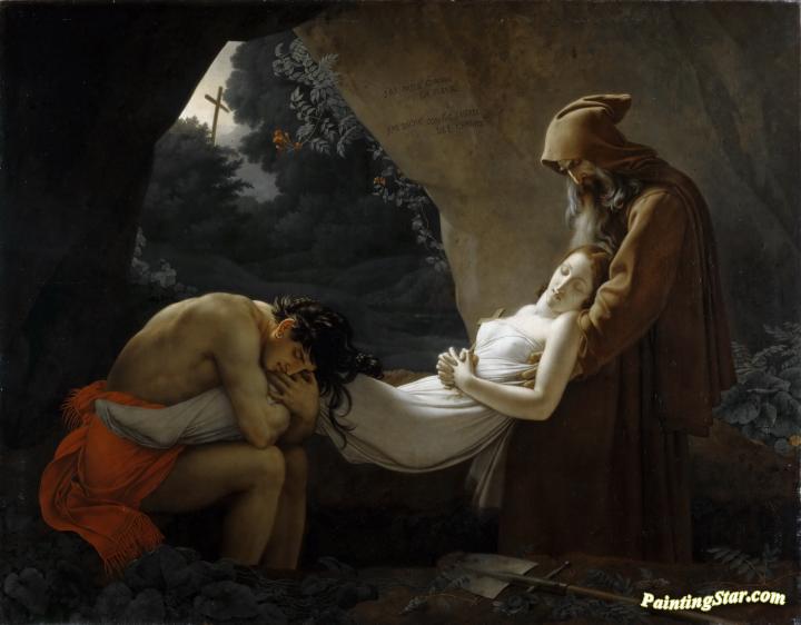 The Entombment Of Atala Artwork by Anne-Louis Girodet de Roussy-Trioson