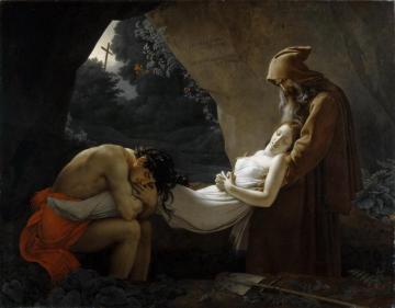 The Entombment Of Atala Artwork by Anne-Louis Girodet de Roussy-Trioson