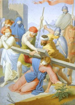 The Way To Cavalry Artwork by Johann Friedrich Overbeck