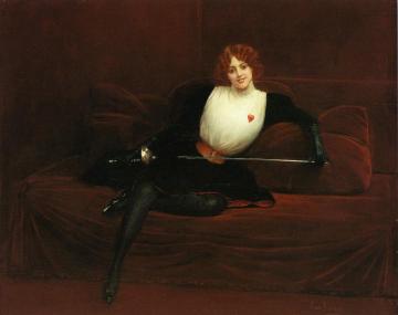 The Fencer Artwork by Jean Georges Beraud