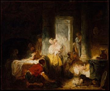 The Happy Mother Artwork by Jean Honore Fragonard