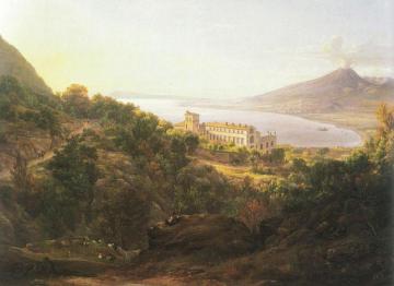 View of Naples Bay Artwork by Johan Christian Dahl