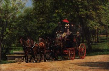 A May Morning In The Park Artwork by Thomas Eakins