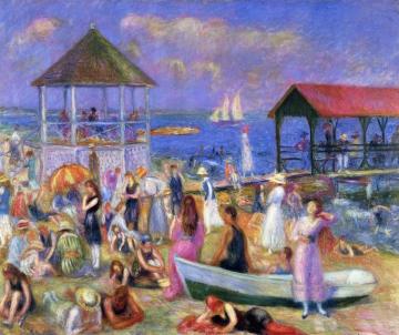 Beach Scene, New London Artwork by William James Glackens