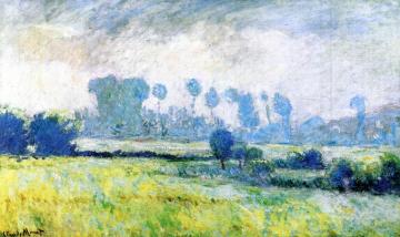 Meadow at Giverny, Morning Effect Artwork by Claude Oscar Monet
