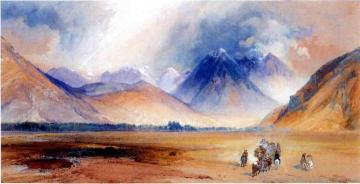 The Yellowstone Range, near the Crow Mission Artwork by Thomas Moran