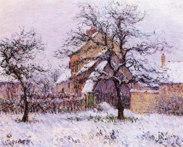 Snow at Vaudreuil Artwork by Gustave Loiseau