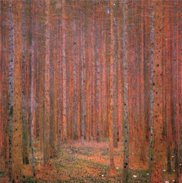 Fir Forest I Artwork by Gustav Klimt