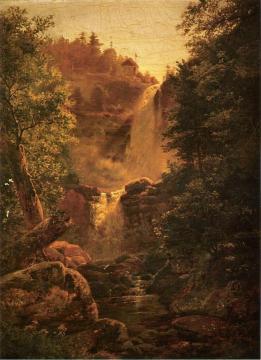 Kauterskill Falls Artwork by Edmund Darch Lewis