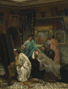 A Collection Of Pictures At The Time Of Augustus Artwork by Sir Lawrence Alma Tadema