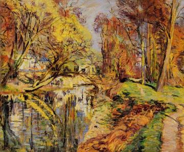 The Banks of the Orge at Epiney, Ile de France Artwork by Armand Guillaumin