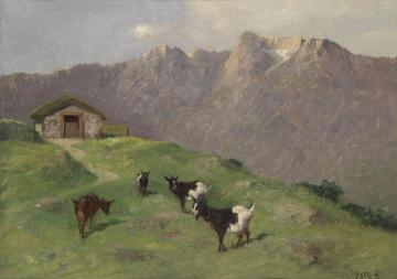 Mountain Goats Artwork by Arthur Heyer