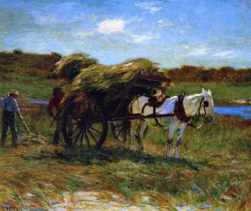 In the Salt Marshes Artwork by Edward Potthast