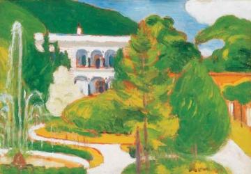 Casino at Herkulesfürdő Artwork by József Rippl-Rónai