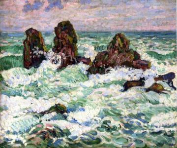 The Rocks Artwork by Theo van Rysselberghe
