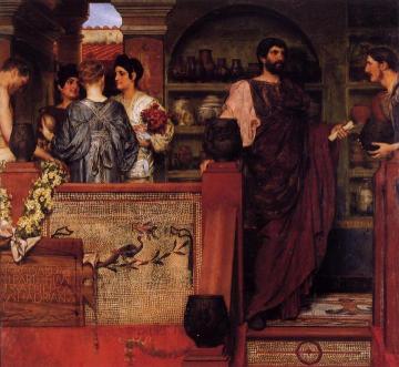Hadrian Visiting a Romano-British Pottery Artwork by Sir Lawrence Alma Tadema
