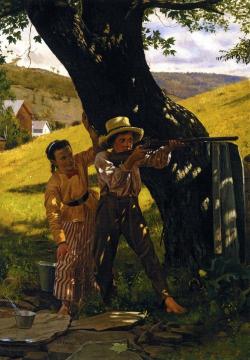 A Sure Shot Artwork by John George Brown