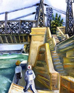 The Pont de Trinuetaille in Arles Artwork by Paul Kleinschmidt