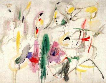 Love Of The New Gun Artwork by Arshile Gorky