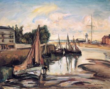 Port of Honfleur Artwork by Emile-othon Friesz