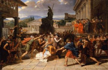 The Death Of Virginia Artwork by Guillaume Guillon-Lethiere