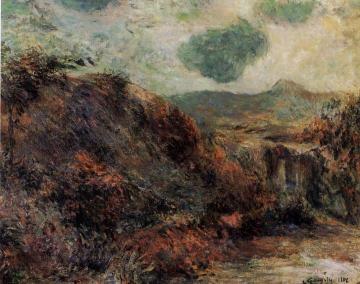 Mountain Landscape Artwork by Paul Gauguin