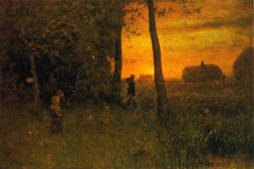 The Bathers Artwork by George Inness