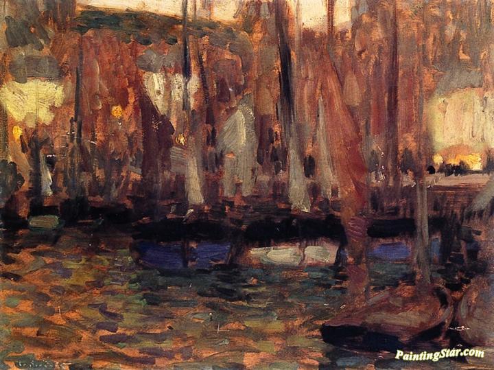 The Port Artwork by Henri Le Sidaner