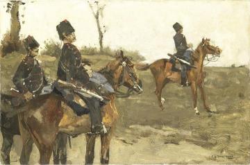 Hussars Artwork by George Heidrik Breitner