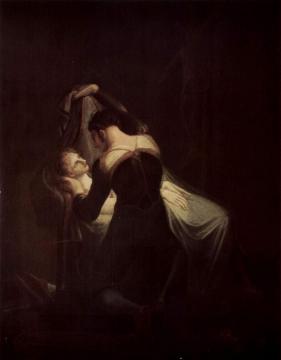 Romeo at Juliet's Deathbed Artwork by Henry Fuseli