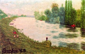 Landscape of Tuziers Artwork by Camille Bombois