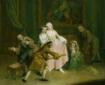Blind-Man's Buff Artwork by Pietro Longhi