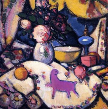 La Bete Violette Artwork by John Duncan Fergusson