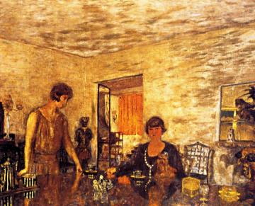 The Black Cups Artwork by Edouard Vuillard