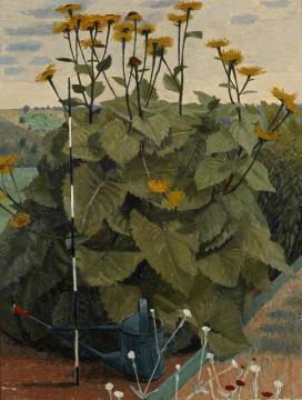 Yellow Ox-eye Daisies Artwork by Charles Mahoney