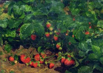Strawberries Artwork by Fedot Sychkov