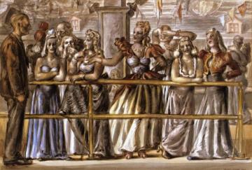 Diana Dance Academy Artwork by Reginald Marsh