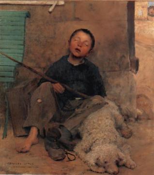 The Blind Beggar Artwork by Jules Bastien-Lepage