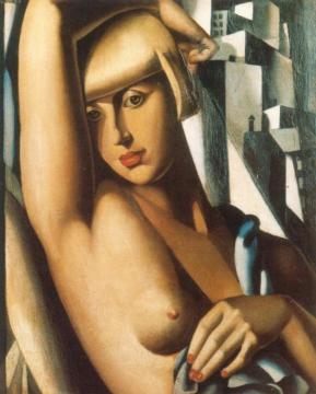 Portrait of Suzy Solidor Artwork by Tamara De Lempicka