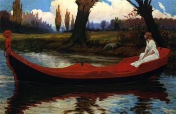 The Lady of Shalott Artwork by William Trego