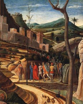 Agony in the Garden [detail] Artwork by Andrea Mantegna