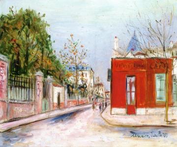 Street in Sannois Artwork by Maurice Utrillo